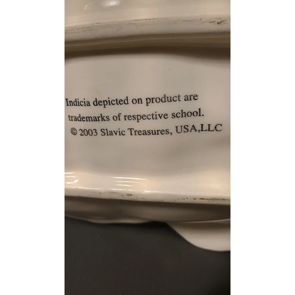 Slavic Treasures UNC Tar Heels Rameses Chip Dip Server  2003 Excellent  *Rare*